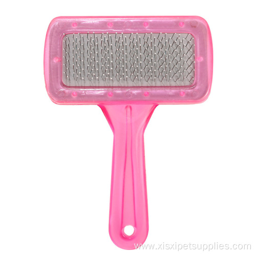 plastic steel hair pet beauty cleaning grooming comb